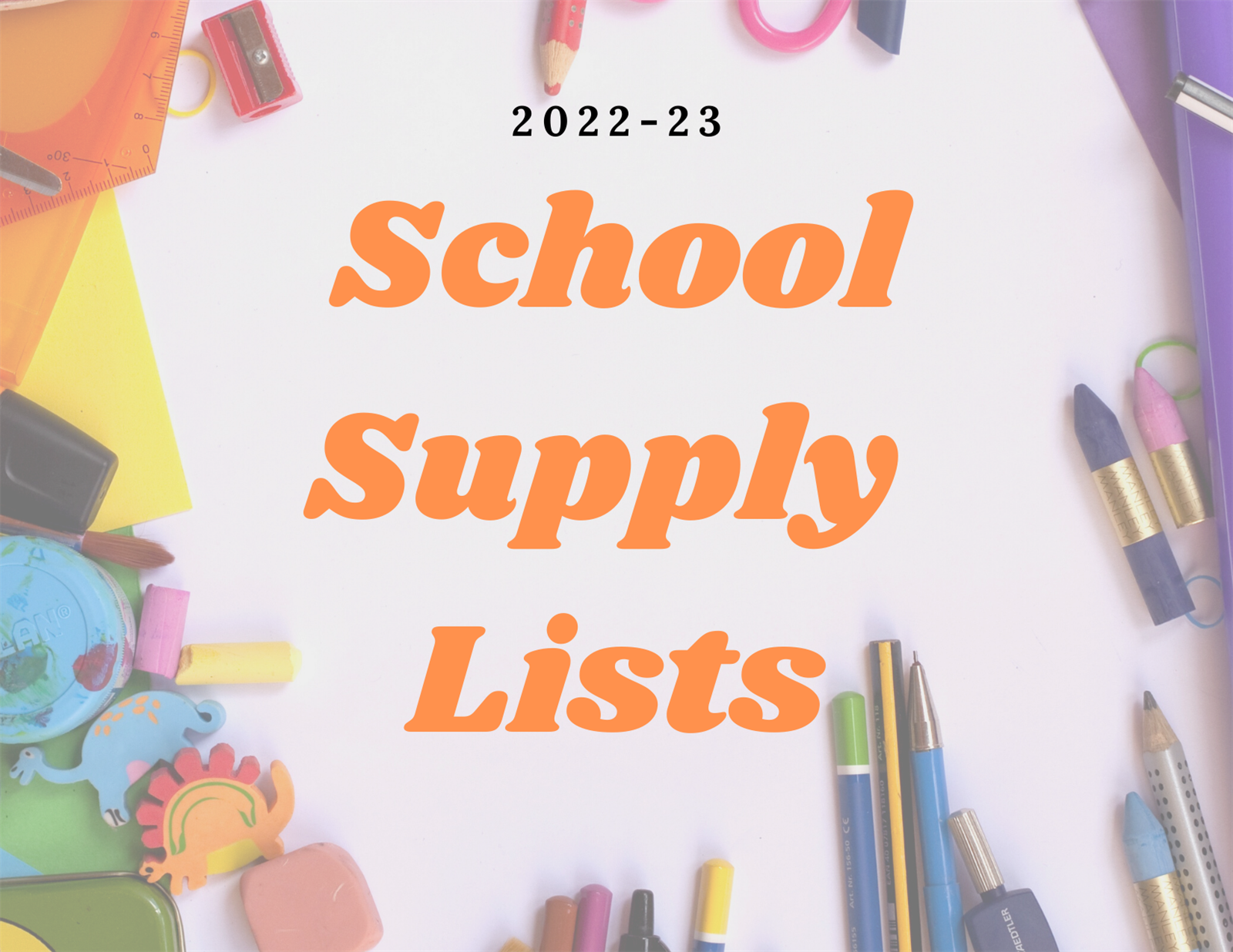  school supply lists 2022-23